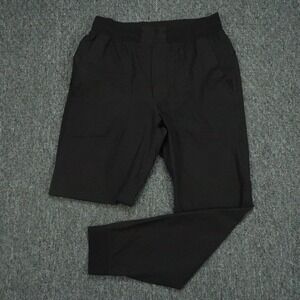 Black Mens Jogger Pants — Comfortable Elastic Waist